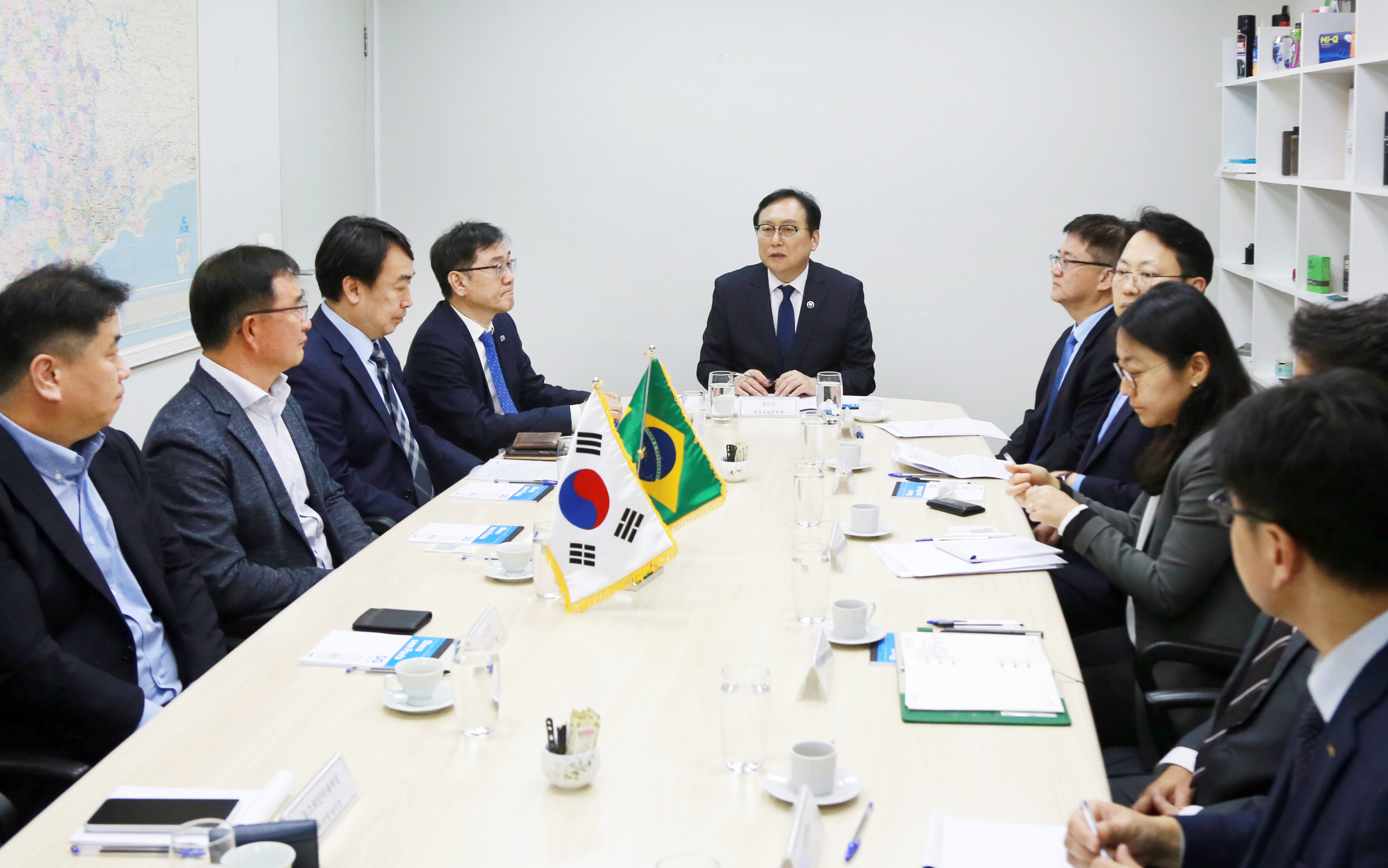 Trade Minister Cheong meets Korean firms operating in local Brazilian market_1